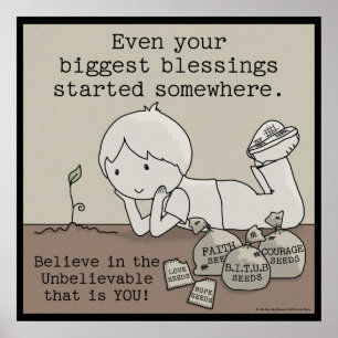 Blessings Started Somewhere Poster