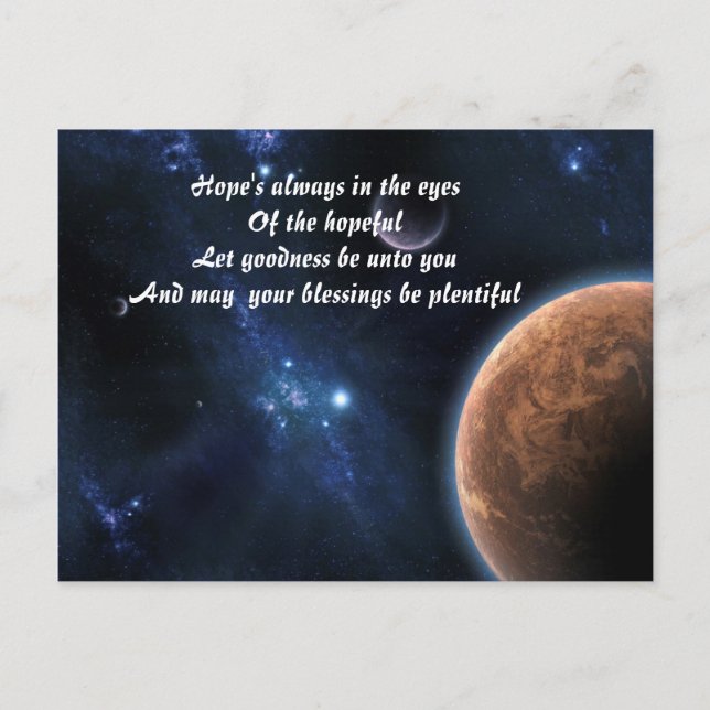 Blesssings postacards postcard (Front)