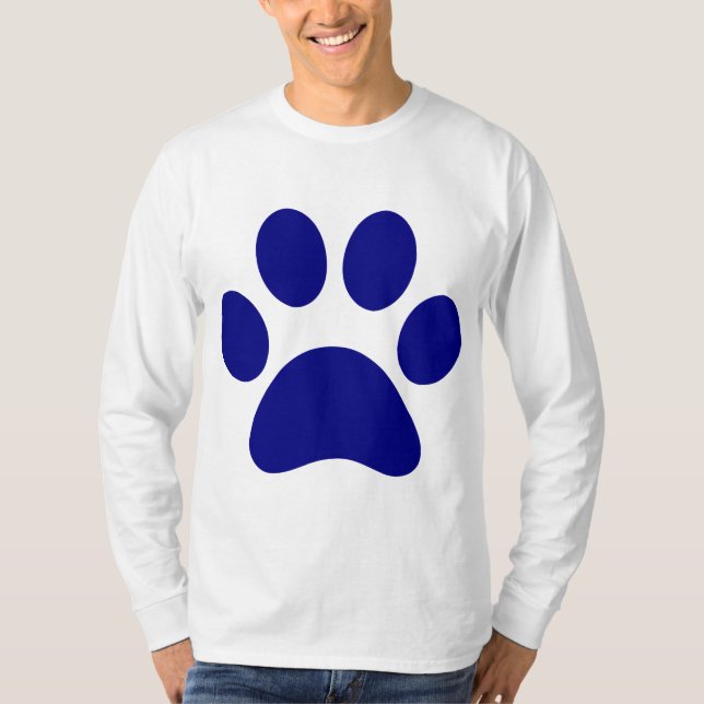 bleu print animals T-Shirt Trucker Hat (Front)