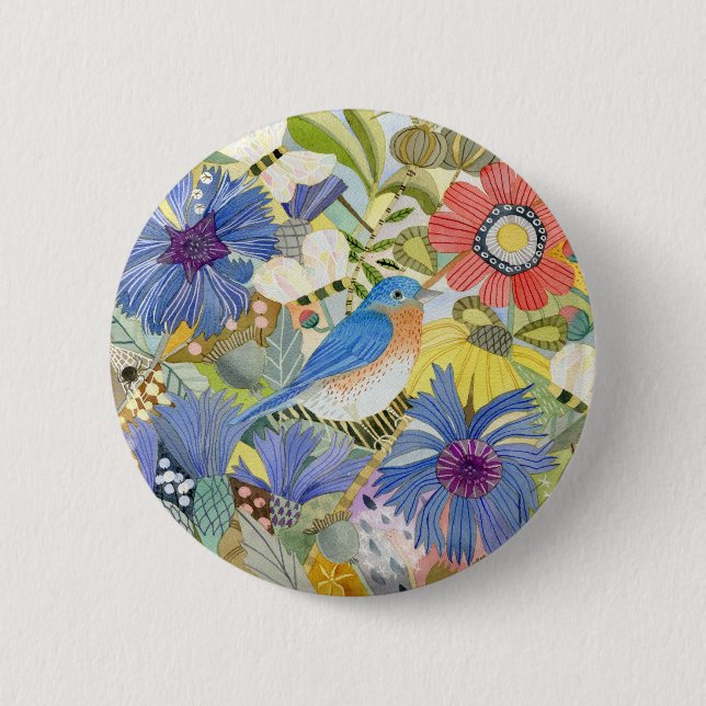 Bleubird/Meadow button (Front)