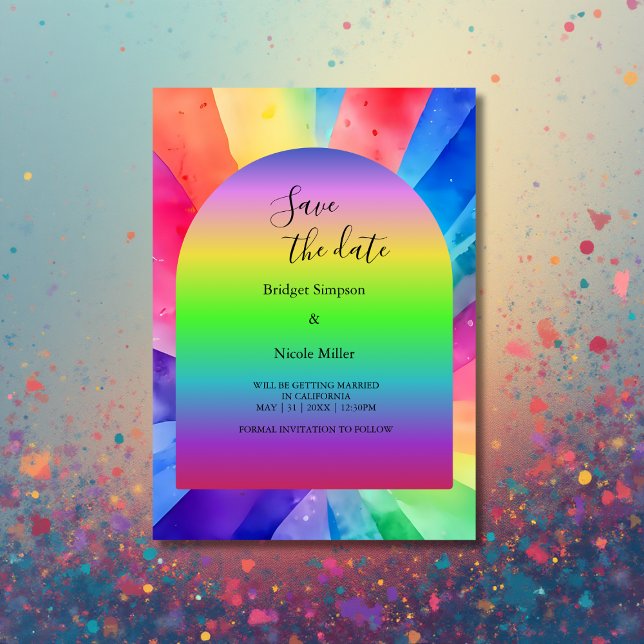 blgbtq transgender wedding invitation (Creator Uploaded)