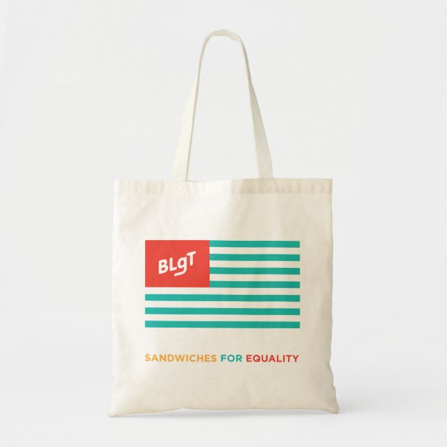 BLgT Flag Tagline Tote Bag (Front)
