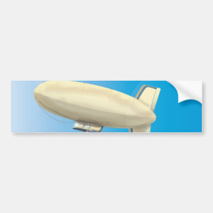 Blimp Airship Bumper Sticker