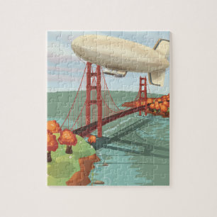 Blimp Airship Jigsaw Puzzle