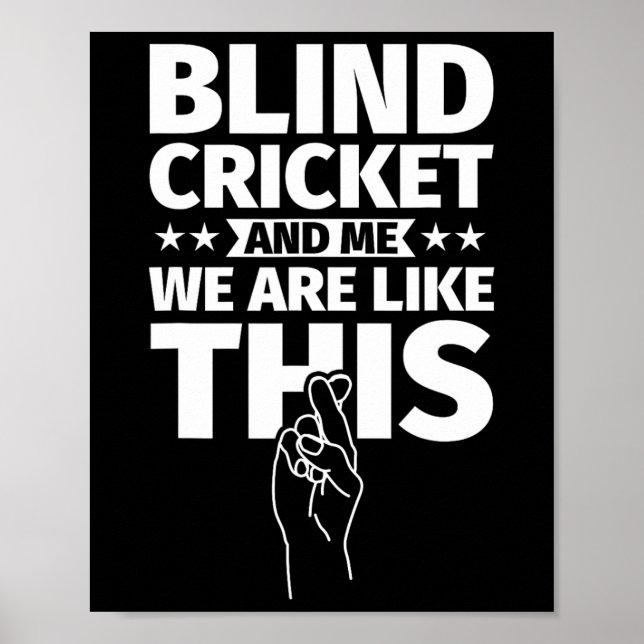 Blind Cricket An Me  Poster (Front)