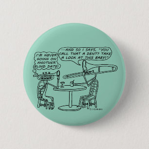 Blind Date 6 Cm Round Badge