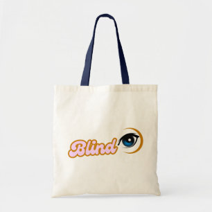 blind eye symbol tote bag