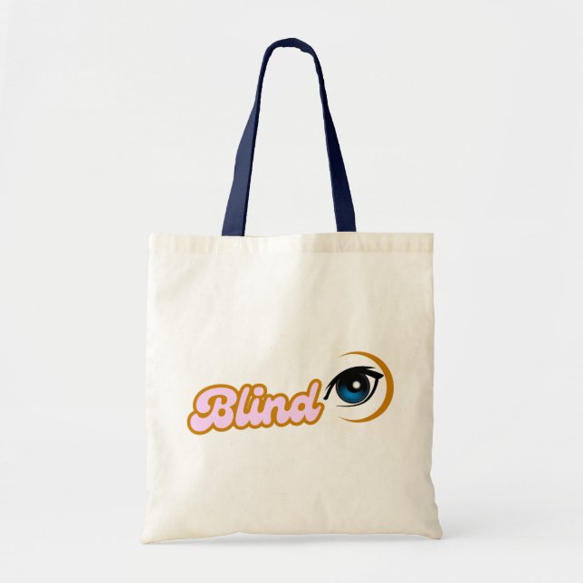 blind eye symbol tote bag (Front)