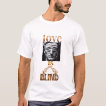 blind love t-shirt lover