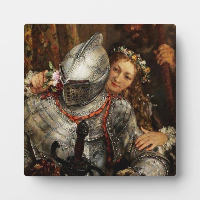 Blind Mans Buff by Adolph Menzel Plaque (Front)