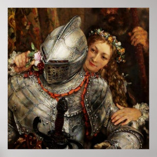 Blind Mans Buff by Adolph Menzel Poster