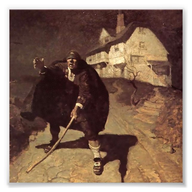 “Blind Pew” Pirate Art by NC Wyeth Photo Print (Front)