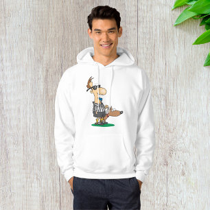Blind Referee with Guide Dog Sports Humour Hoodie