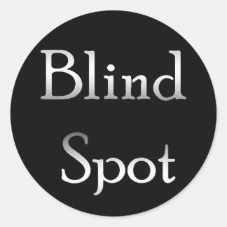 Blind Spot Classic Round Sticker