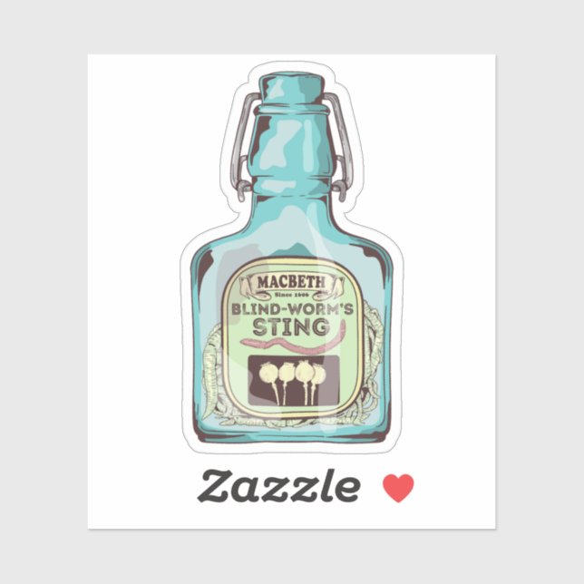 Blind worms sting Shakespeare Macbeth (Sheet)