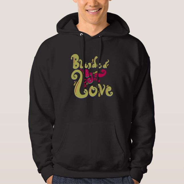 Blinded By Love Cute Romantic Love Women s Hoodie (Front)