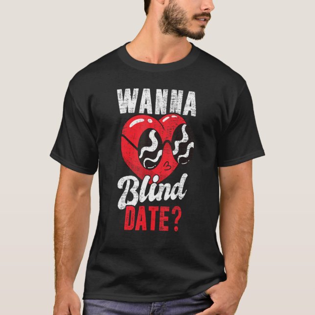 Blindness Blind Person People Awareness Men Women T-Shirt (Front)