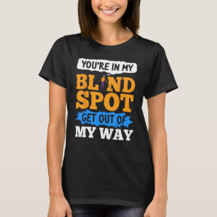 Blindness Cane Blind Walking Stick Braille 2 T-Shirt