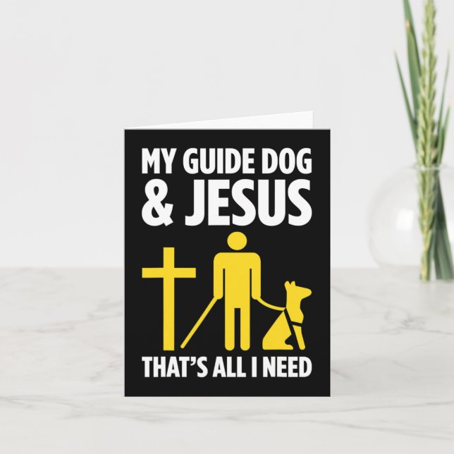 Blindness For Blind People Blind Person Braille Re Card (Front)