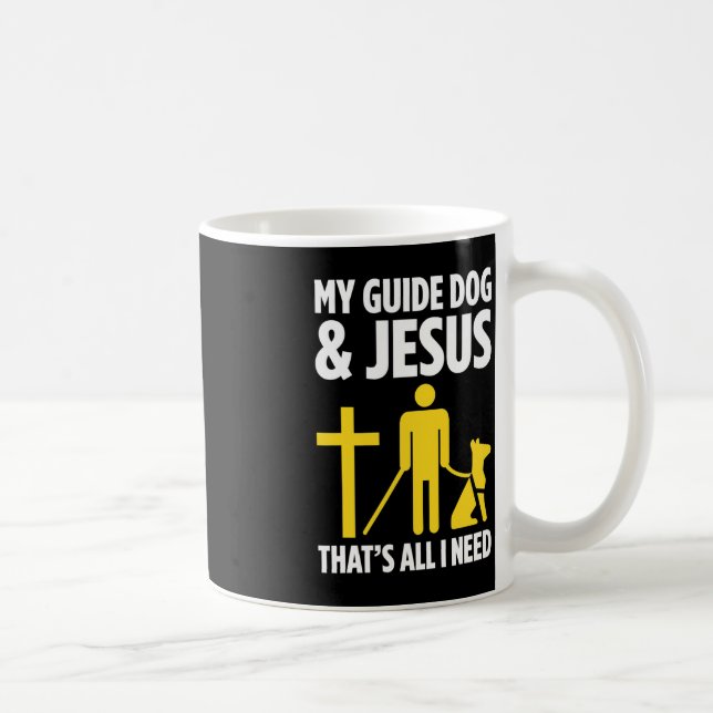 Blindness For Blind People Blind Person Braille Re Coffee Mug (Right)