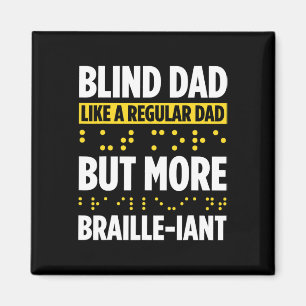 Blindness For Blind People Blind Person Braille Re Magnet
