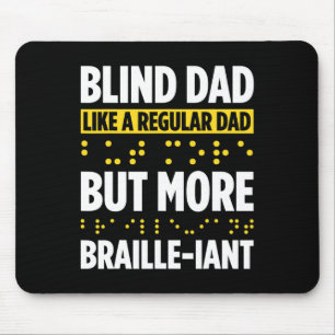 Blindness For Blind People Blind Person Braille Re Mouse Pad