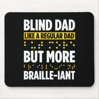 Blindness For Blind People Blind Person Braille Re Mouse Pad