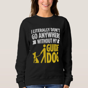 Blindness For Blind People Blind Person Braille Re Sweatshirt