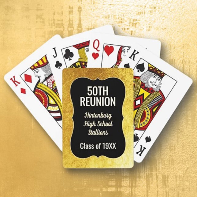 Bling! 50th Class Reunion Classic Playing Cards (Creator Uploaded)