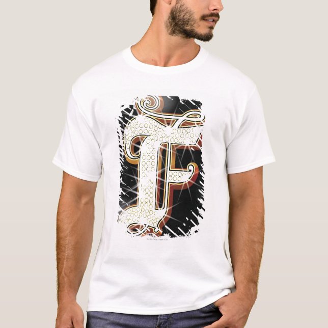 Bling alphabet F T-Shirt (Front)