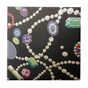 Bling and Pearls Tile