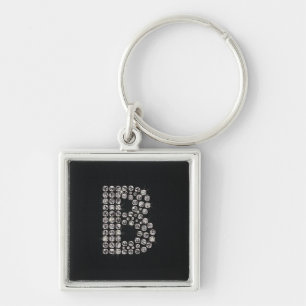bling - B Key Ring