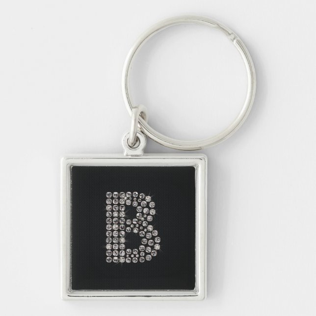 bling - B Key Ring (Front)