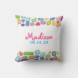 BLING BLING Gemstone Background  Party Pillow