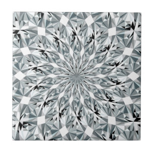 Bling-bling pattern ceramic tile