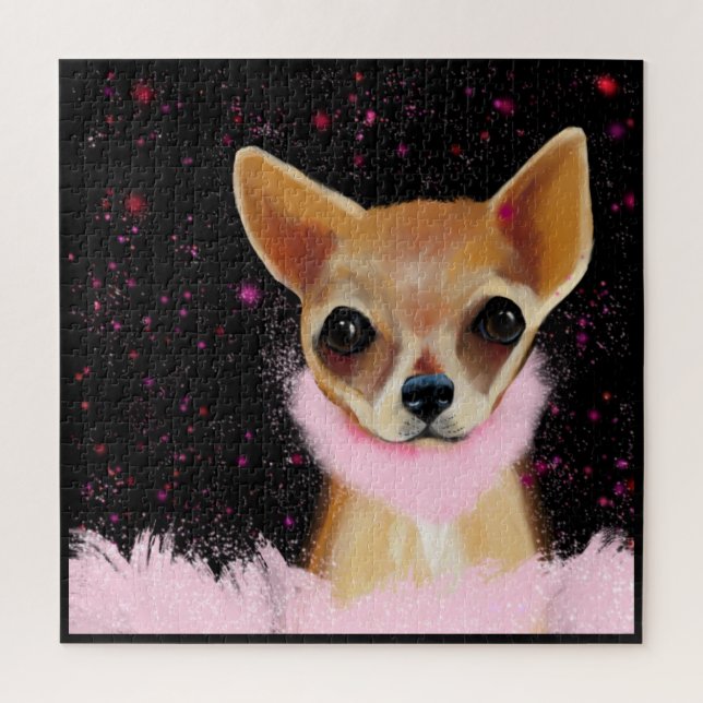 Bling Chihuahua    Jigsaw Puzzle (Vertical)