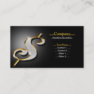Bling Dollar Business Card