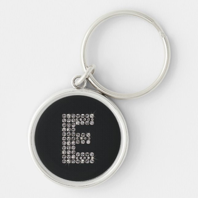 bling - E Key Ring (Front)