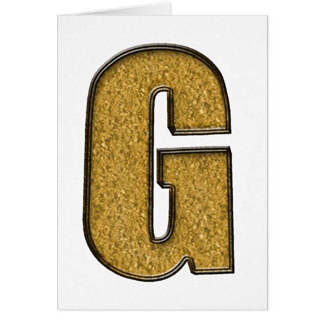 Bling Gold G (Front)