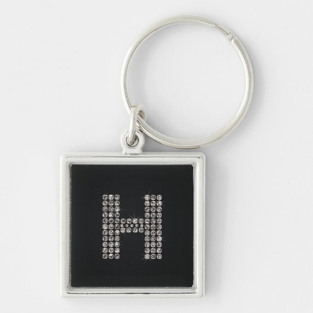 bling - H Key Ring (Front)
