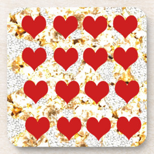 BLING HEARTS COASTER