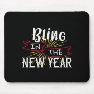Bling In The New Year Mouse Pad