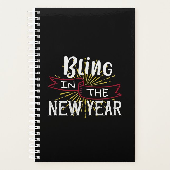 Bling In The New Year Planner (Front)