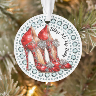 Bling Me Up High Heels Ornament