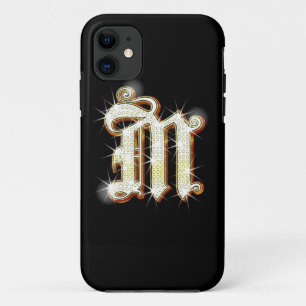 Bling Monogram M iPhone 5 Case