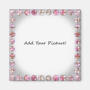 Bling Picture Frame! Add your own picture. Magnet