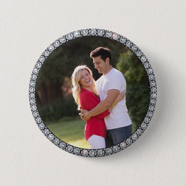 Bling ring custom photo button (Front)