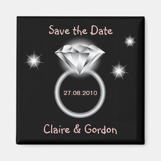Bling Ring Save The Date Magnet