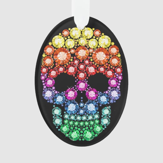 Bling Skull Ornament (Front)