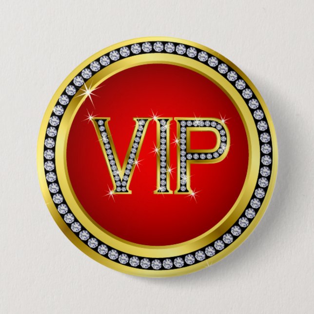 Bling VIP Button - srf (Front)